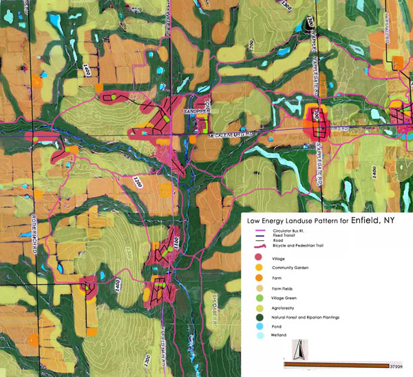 Possible Enfield redevelopment patterns.